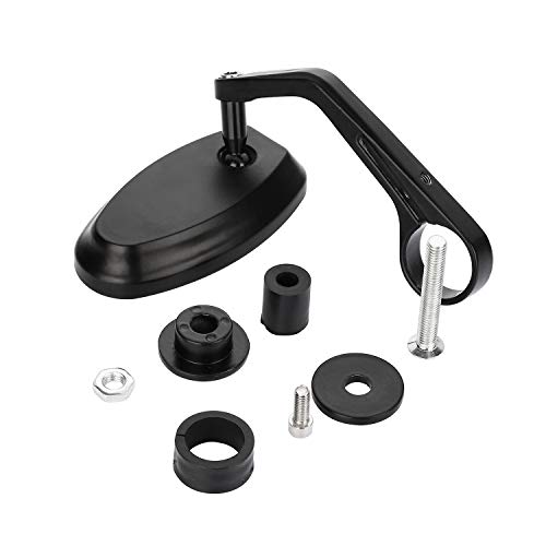 Yizhet Espejos Retrovisores de Moto, 1 Pair Universal Aluminio 7/8" 22 mm Retrovisores Moto Espejos Moto Manillar Lateral Retrovisor Espejo Manillar Espejos de Extremo