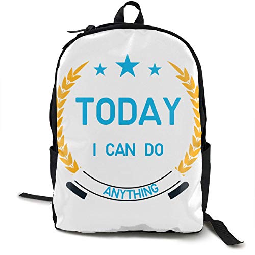 Ynjgqeo Today I Can Do Anything I Survived This Backpack Black