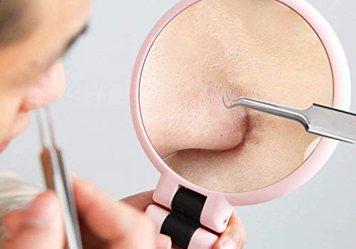 Yolistar Aguja Extractor Limpiador 9 Pcs, Blackhead, Acné, Comedones Remover, Juego de Cabeza Doble de Acero Inoxidable, Acné Punto Negro Extractor Herramientas