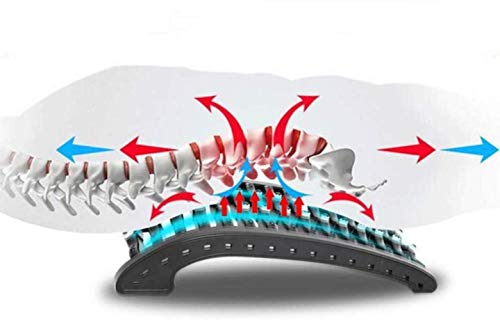 YONGYONGCHONG Pilates Spine Masaje de Yoga de Cama apoya la Columna Lumbar de la vértebra Cervical de tracción arqueada, estrías Corrección Lumbar Lumbar masajeador