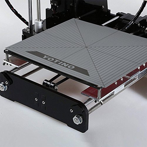 YOTINO Superficie de construcción de impresión 3D con cinta adhesiva de 3M - 20 x 20 cm - Plataformas de impresora 3D, base de impresora 3D (4 Pcs)
