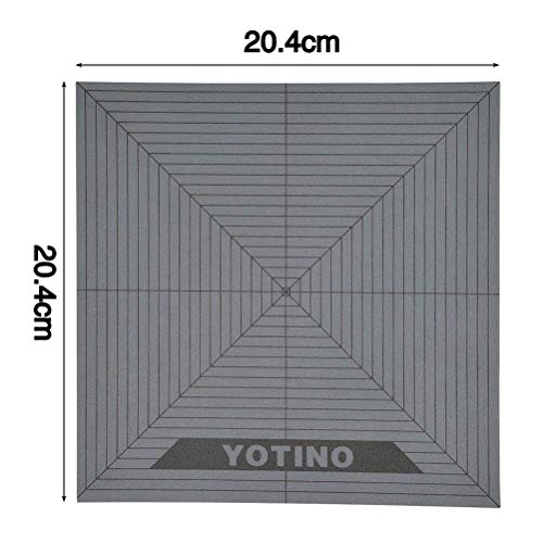 YOTINO Superficie de construcción de impresión 3D con cinta adhesiva de 3M - 20 x 20 cm - Plataformas de impresora 3D, base de impresora 3D (4 Pcs)