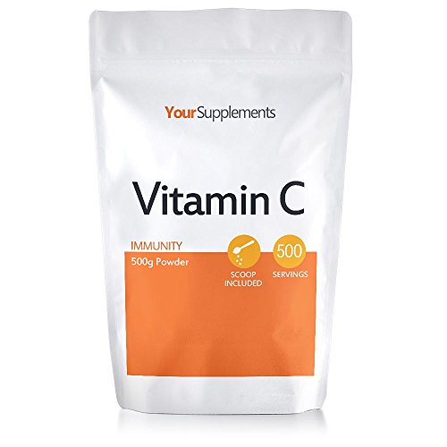 Your Supplements - Polvo de Vitamina C - 500g Ascorbic Acid