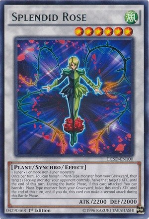 YU-GI-OH! - Splendid Rose (LC5D-EN100) - Legendary Collection 5D 's Mega Pack - 1st Edition - Rare by