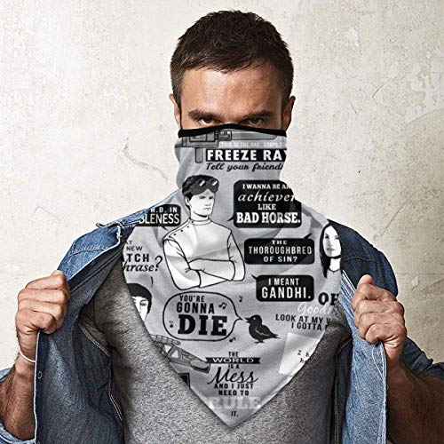 Yuanmeiju Bufanda Horrible Quotes Dr Horribles Sing Along Blog Bandanas faciales For Dust,Outdoors,Festivals,Sports