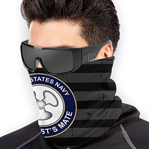 Yuanmeiju Eliminación de artefactos explosivos de la Marina de los EE. UU. EOD Unisex Fleece Neck Warmer Face Cover Warmer Neck Tube Bufanda para el cuello Polainas para el cuello