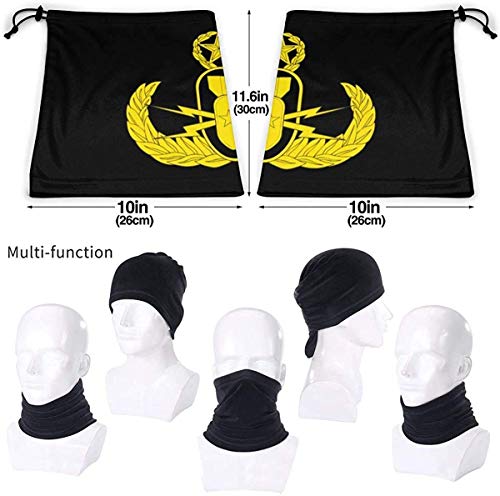 Yuanmeiju EOD - Insignia de eliminación de artefactos explosivos Calentador de cuello de vellón unisex Calentador de cara Calentador de cuello Tubo de cuello Bufanda de cuello Polainas de cuello