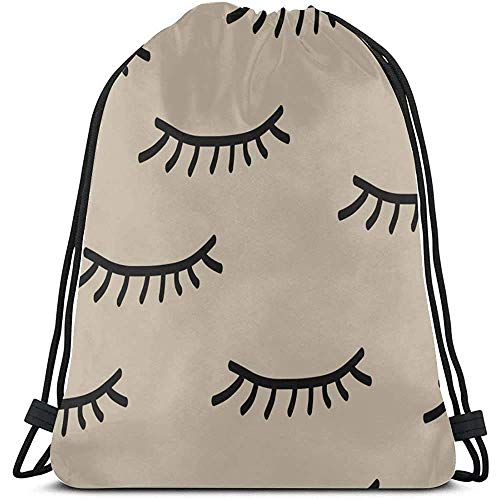 Yuanmeiju Saco de Gimnasia con cordón,Bolsa de cordón para Dibujar,Art Fashion Creative Doodle Eye Travel Bags Sport Gym-Sport-Bags String Pull Bags Men For Gym,Outdoor,Travel