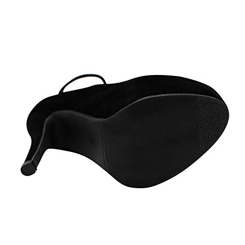 Yudesun Mujer Zapatos de tacón Plataforma - Mujer Tacón de Aguja 14cm Zapatos de Vestir Fiesta Club Tacón Alto Moda Sexy Delgado Atado al Tobillo Sandalias