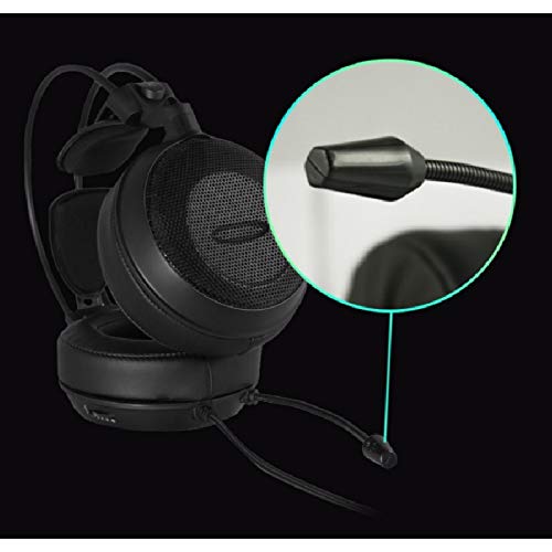 Yuen Auriculares para computadora/con Cable de micrófono con micrófono