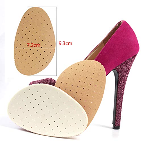 Yueser 30 pares Almohadillas Delanteras Medias Plantillas Zapatos,Elásticas Almohadillas del Antepié de Gel de Silicona para Alivio del Dolor del Antepié Para Todo Tipo de Zapatos y Botas