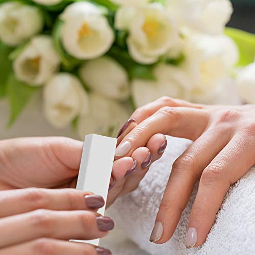 Yumi V 10Pcs Bloque de Pulido de Nueva Generación con 4 Limas y Herramienta de Manicura de Uñas de Superficie Pulida