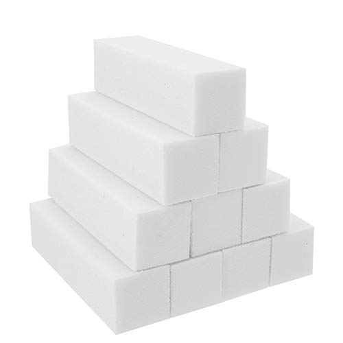 Yumi V 10Pcs Bloque de Pulido de Nueva Generación con 4 Limas y Herramienta de Manicura de Uñas de Superficie Pulida