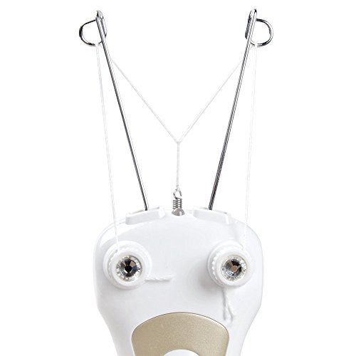 YUNAI dama Depilador Vello facial Hilo de algodón removedor de pelo Dispositivo de depilación