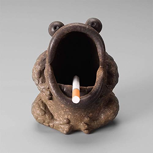 YUYUAN-001 Cenicero de cerámica Tendencia Creativa Novedad Ceniceros Divertidos Oficina en casa de gres Decorativos Adornos Regalos