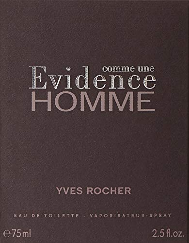 Yves Rocher – Eau de Toilette Comme Une Evidence Homme (75 ml): Un Aroma lleno de armonía para ojo Alegría Completo Interior calma y claridad