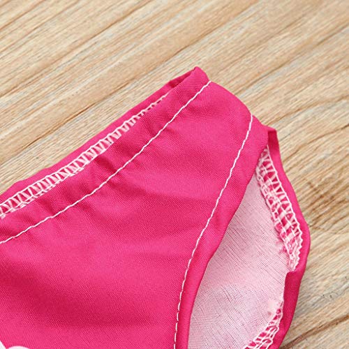 YWLINK Conjuntos NiñA,Verano Estilo Nacional Ropa Infantil del Mono del Mameluco del Estampado Africano Sin Mangas+Banda De Pelo Conjunto De 2 Piezas La Moda Vestido De Fiesta(Rojo,3-4 años/100)