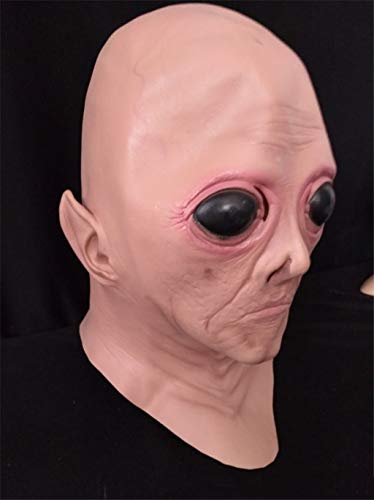 YYH Carnaval Halloween Big Eye Alien Mask Película de Gama Alta de simulación de Maquillaje Head Cover