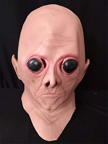 YYH Carnaval Halloween Big Eye Alien Mask Película de Gama Alta de simulación de Maquillaje Head Cover
