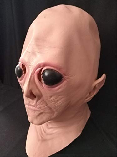 YYH Carnaval Halloween Big Eye Alien Mask Película de Gama Alta de simulación de Maquillaje Head Cover