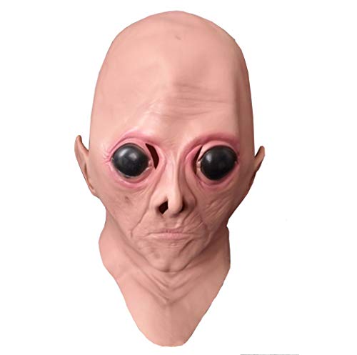 YYH Carnaval Halloween Big Eye Alien Mask Película de Gama Alta de simulación de Maquillaje Head Cover
