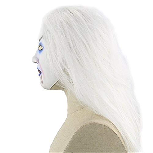 YYH Halloween Scary Mask, Bleeding Woman Devil Cosplay Accesorios de Fiesta de Disfraces