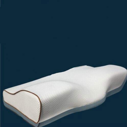 yywl Almohada Cojín de Apoyo ergonómico con Mariposa-alas Forma de sueño Almohada Memoria Espuma pestaña Extensiones latigazo para aliviar el Dolor
