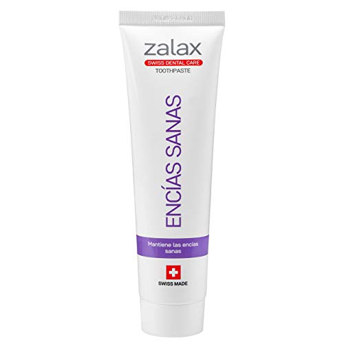 ZALAX ENCIAS SANAS- Pasta de dientes para encías sensibles – Protege y fortalece las encías - Pasta de dientes con flúor - Eficacia demostrada - 100 ml (PACK DE 1)