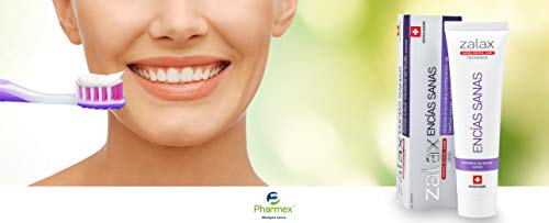 ZALAX ENCIAS SANAS- Pasta de dientes para encías sensibles – Protege y fortalece las encías - Pasta de dientes con flúor - Eficacia demostrada - 100 ml (PACK DE 1)