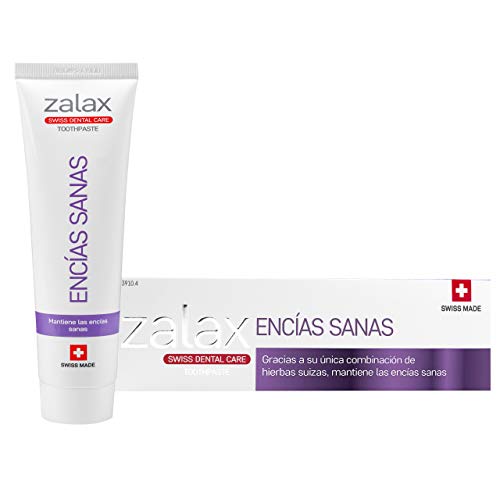 ZALAX ENCIAS SANAS- Pasta de dientes para encías sensibles – Protege y fortalece las encías - Pasta de dientes con flúor - Eficacia demostrada - 100 ml (PACK DE 1)