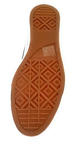 Zapatillas Canvas de Lona Unisex, Negro Blanco, 43 EU