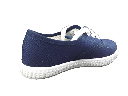 Zapatillas de Lona para Niños y Niñas, Angelitos mod.121, Calzado infantil Made in Spain, Garantia de Calidad. (22, Azul Marino)