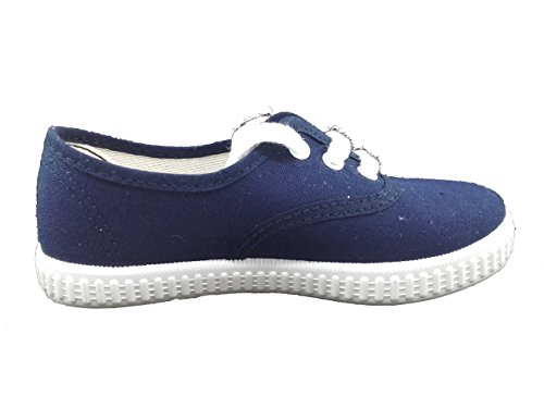 Zapatillas de Lona para Niños y Niñas, Angelitos mod.121, Calzado infantil Made in Spain, Garantia de Calidad. (22, Azul Marino)