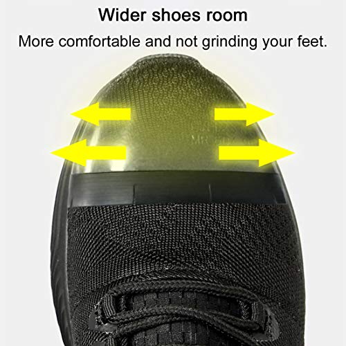 Zapatillas de Seguridad Hombres Hembra, Zapatos de Trabajo con Punta de Acero Ultra Liviano Suave y cómodo Industriales Transpirable