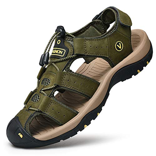 Zapatillas de Verano Fannyfuny Casuales Zapatillas Deportivas Sandalia Ligeras Zapatos Respirable Deportes Zapatillas Casa Abiertas para Hombre 38-46