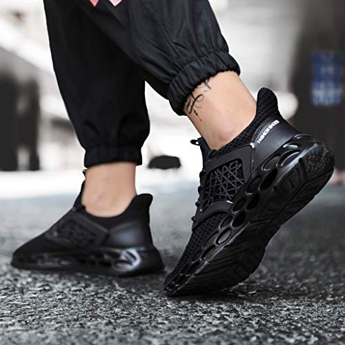 Zapatillas Running Hombre - Trainer - Zapatos Deporte para Correr Trail Fitness Sneakers Ligero y Transpirables con Cordones, Deportivas y Deportivas Logobeing