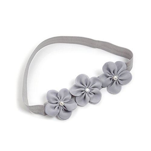 Zapatos de Niña con Diadema Regalo Set Bautizo Lovely Algodón Flor Suave Suela Zapatillas Antideslizantes Zapatos de Princesa