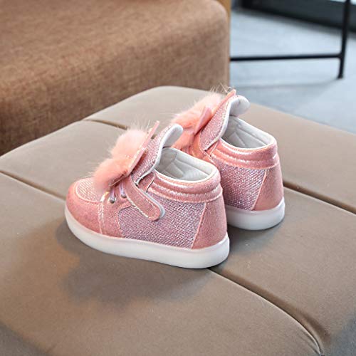 Zapatos de niños Zapatillas Niño NiñOs PequeñOs,ZARLLE Color sólido Empalme Zapatos para Correr Zapatos Deportivos Cuero Zapatos Casuales Comodo Velcro Calzado de Deportes Niños Niñas