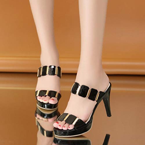 Zapatos Mujer Sonnena Zapatos De Tacón Mujer Primavera Verano Sandalias Fiesta Super High Heels Plataforma De Tacón Alto Sandalias De Tacón Grueso Zapatos Romanos