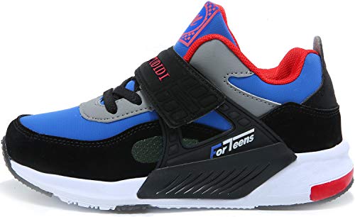 Zapatos Niño 33 Infantil Zapatillas Sneakers Zapatillas Running Unisex Zapatos Deportivos Running Shoes Velcro Al Aire Calzado Trekking Ligero Transpirables Azul