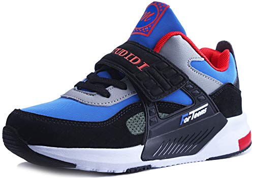 Zapatos Niño 33 Infantil Zapatillas Sneakers Zapatillas Running Unisex Zapatos Deportivos Running Shoes Velcro Al Aire Calzado Trekking Ligero Transpirables Azul