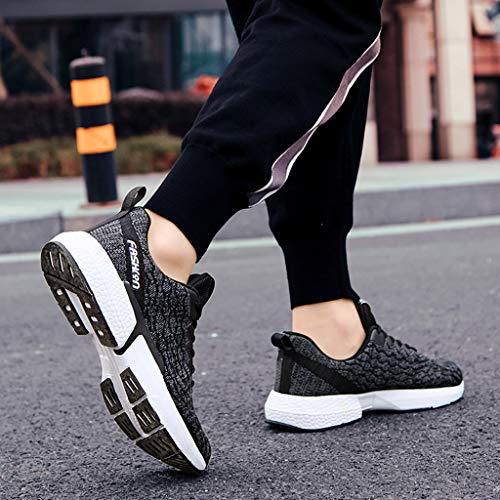 Zapatos Seguridad Hombre Ligeros s3 Calzado de Seguridad Mujer Transpirables Punta de Acero Zapatillas de Trabajo Parte Superior Malla Transpirable Zapatos Deportivo Parte Superior Malla JiaMeng_ZI