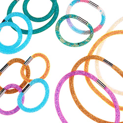 ZAZA KELY Kit de Hacer Joyería para Niñas. Crea tus Pulseras y Collares Multicolores. Confeccione ya su Propia Joyería con el Kit de Manualidades Niña en Edades de 6 7 8 9 10 11 12 13 Años.