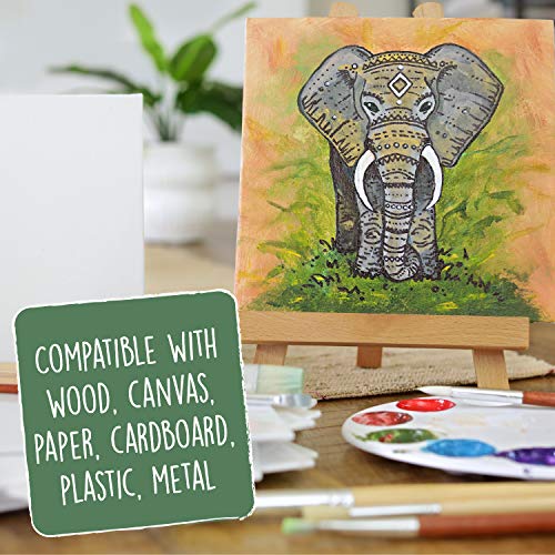 Zenacolor - Set de 24 Tubos de Pinturas Acrilicas - 24 x 12ml