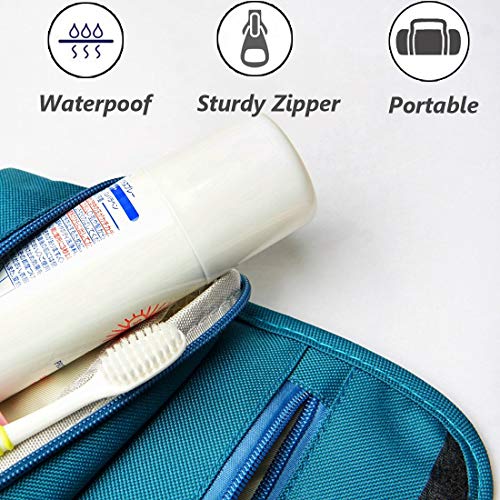 Zenph Bolsa de Cosméticos Bolsa de Artículos de Tocador Artículos de Baño Colgantes Almacenamiento a Prueba de Agua Plegable al Aire Libre Viaje de Negocios Viajes Hombres y Mujeres