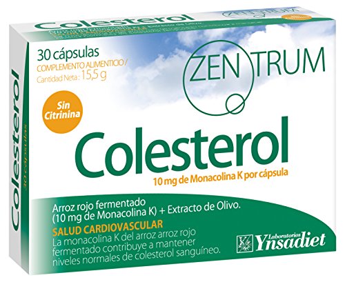 Zentrum Colesterol - 30 Capsulas - Arroz Rojo - Extracto Olivo