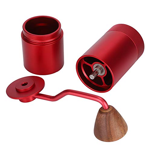 Zer one1 Molinillo de café Manual Antideslizante de Acero Inoxidable portátil Molino de manivela de Viaje Amante del café para la Oficina en casa