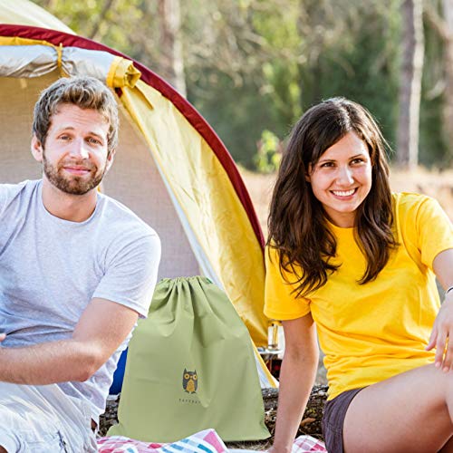 ZERHOK Bolsas de almacenaje Maleta 8pcs Bolso Impermeable de Ropa de Bolso de Organizador con Dibujos Animados (Azul)