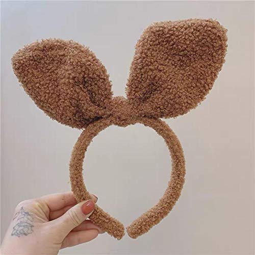 ZGHBJ Accesorios para El Cabello Banda para El Cabello Exagerada Orejas De Conejo Grandes Banda para La Cabeza Arco Linda Venta Linda Banda para El Cabello Lavado De Cara Rosa Coreano