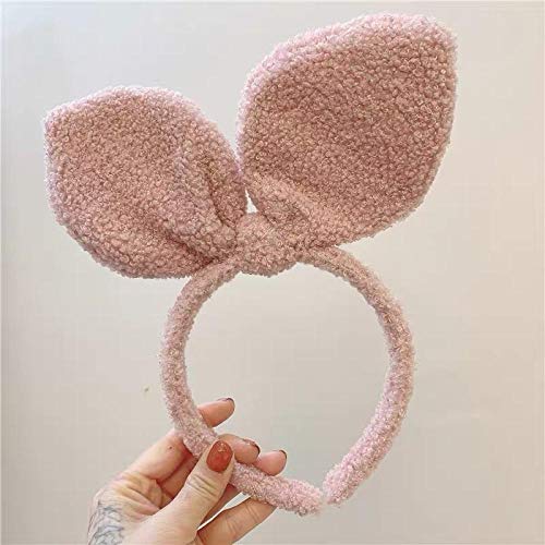 ZGHBJ Accesorios para El Cabello Banda para El Cabello Exagerada Orejas De Conejo Grandes Banda para La Cabeza Arco Linda Venta Linda Banda para El Cabello Lavado De Cara Rosa Coreano